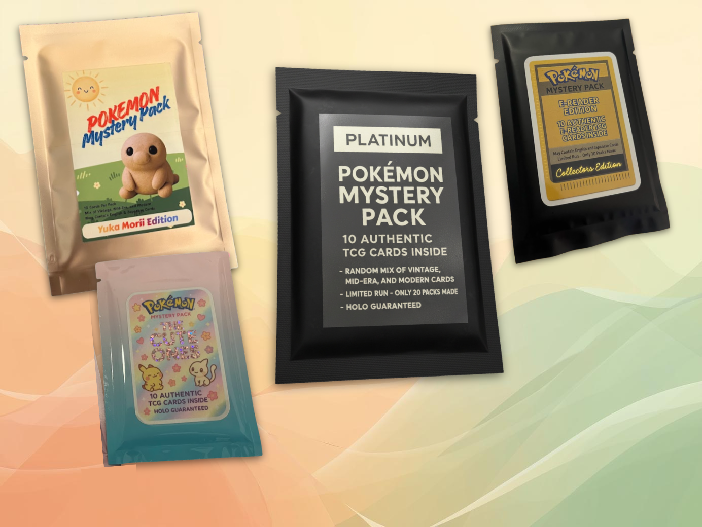 AJT Collective mystery pack lineup